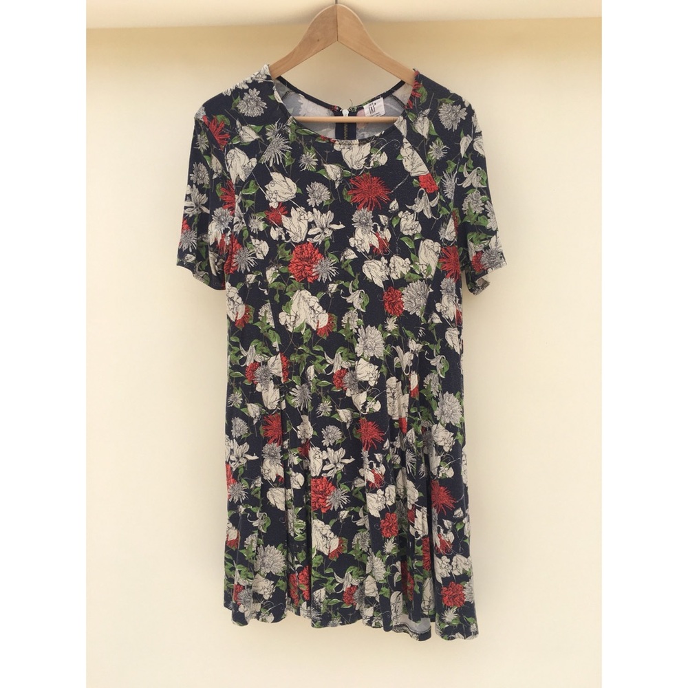 Zara floral tent dress